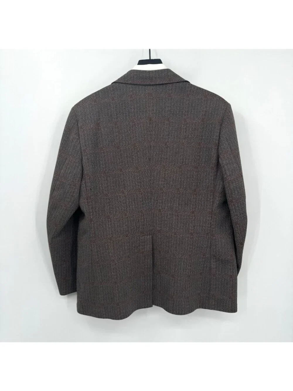 vintage 70s JACKET BLAZER SPORT COAT 44R disco polyester ron burgundy anchorman